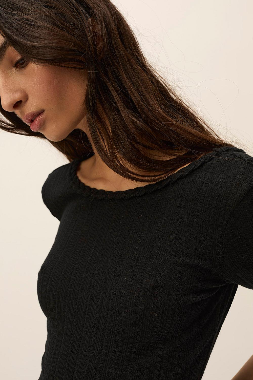 Des Petit Hauts Tee-shirt Grizelda Noir