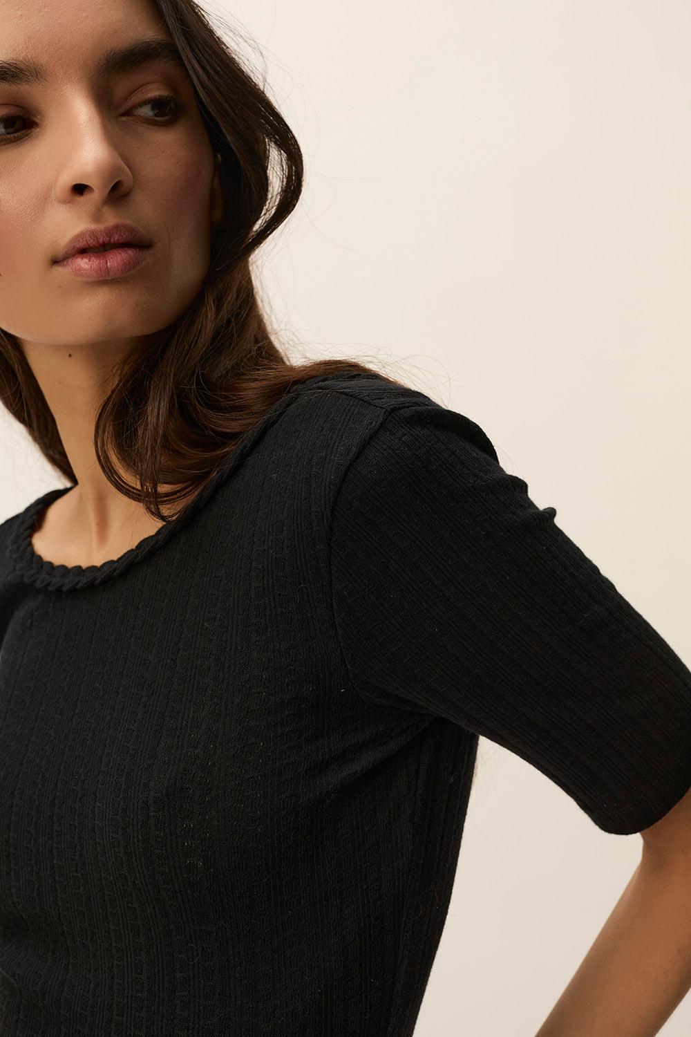 Des Petit Hauts Tee-shirt Grizelda Noir