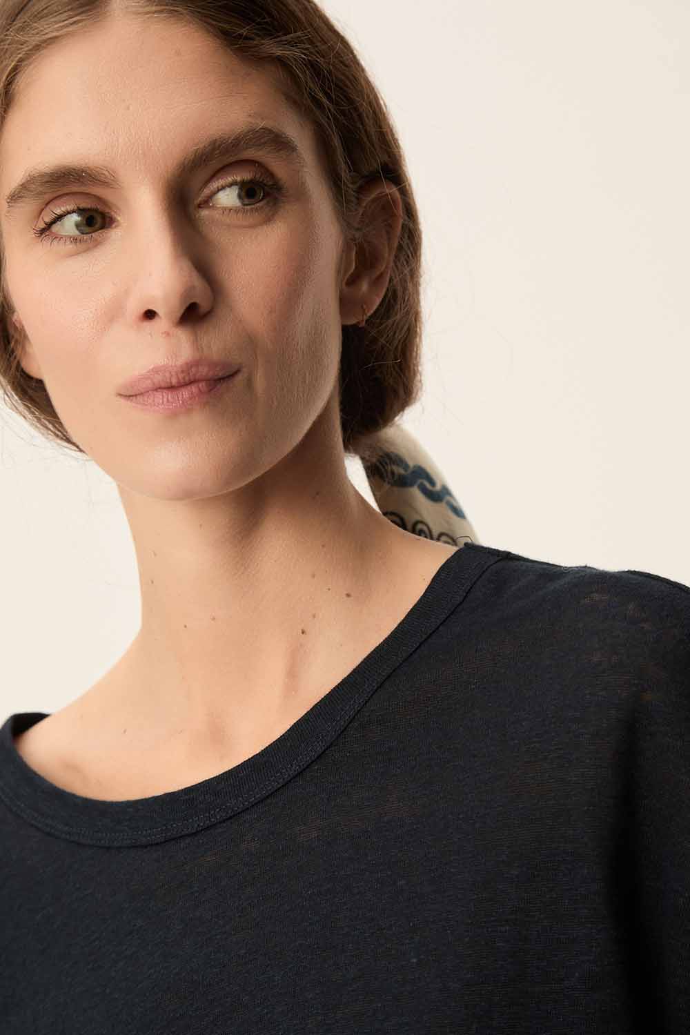 Des Petit Hauts Tee-shirt Hanami Marine