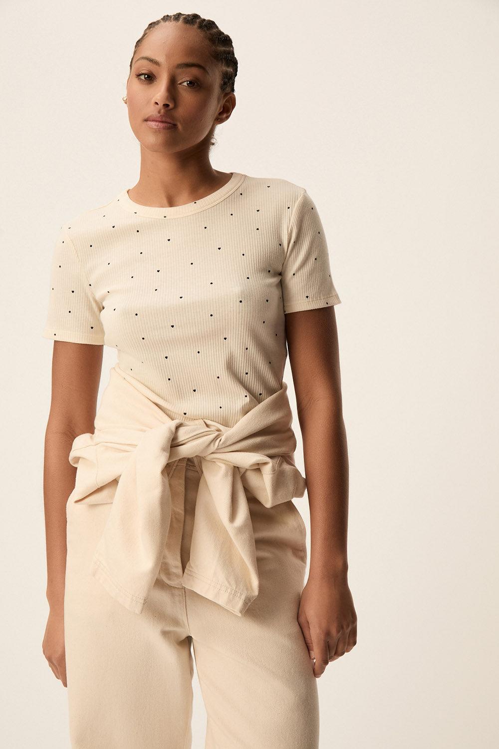 Des Petit Hauts Tee-shirt Hava Lova Marine