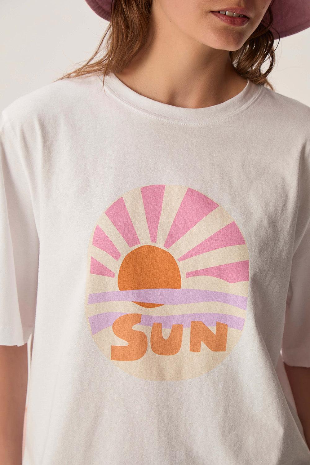 Des Petit Hauts Tee-shirt Hilfried Ecru