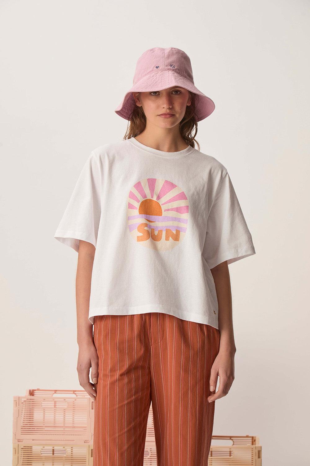 Des Petit Hauts Tee-shirt Hilfried Ecru