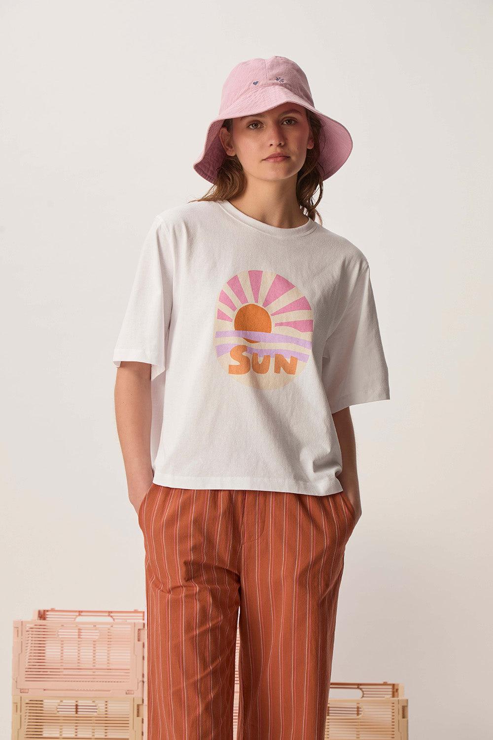 des petit hauts Tee-shirt Hilfried Ecru