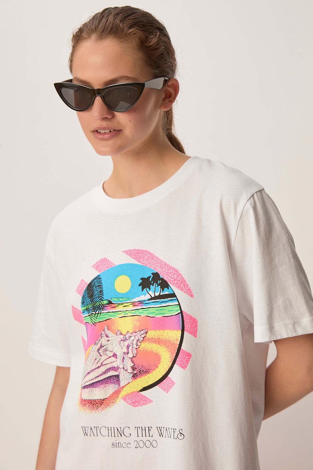 Des Petit Hauts Tee-shirt Jerafi Ecru