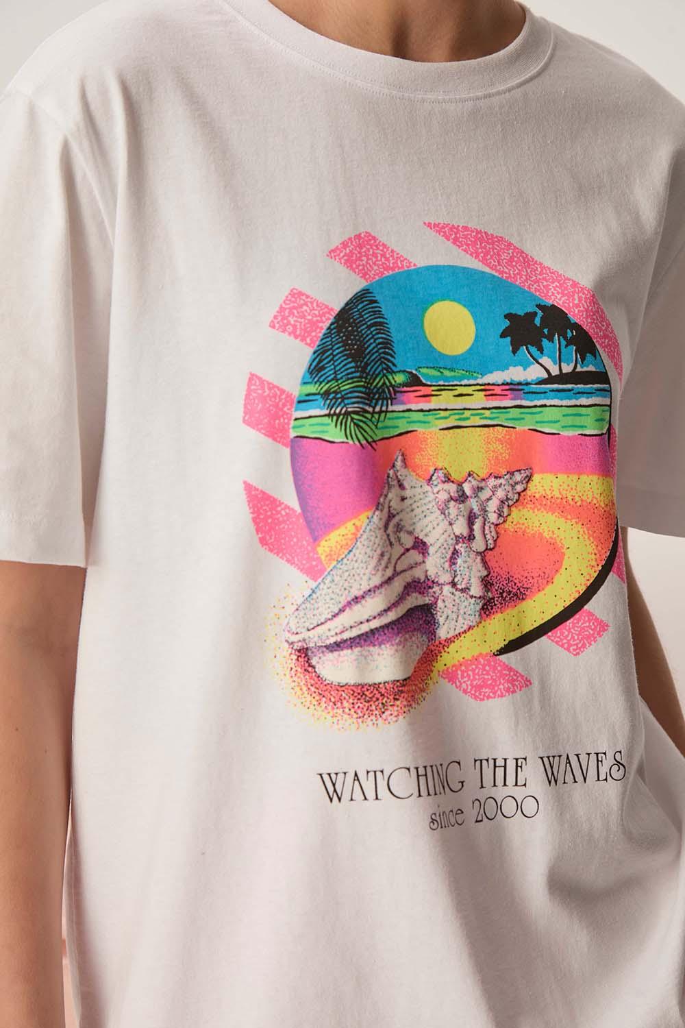 Des Petit Hauts Tee-shirt Jerafi Ecru