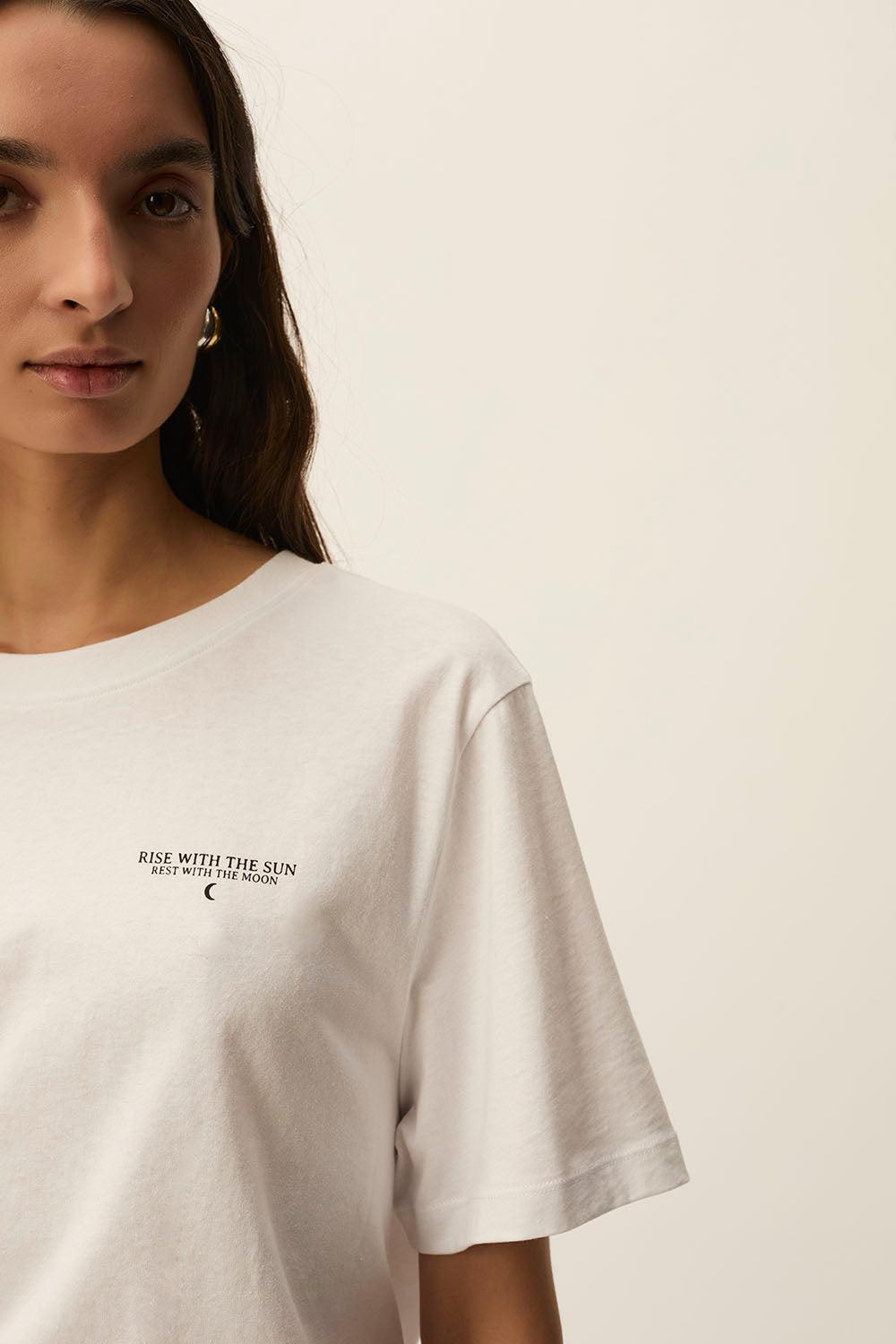 Des Petit Hauts Tee-shirt Jerma Ecru