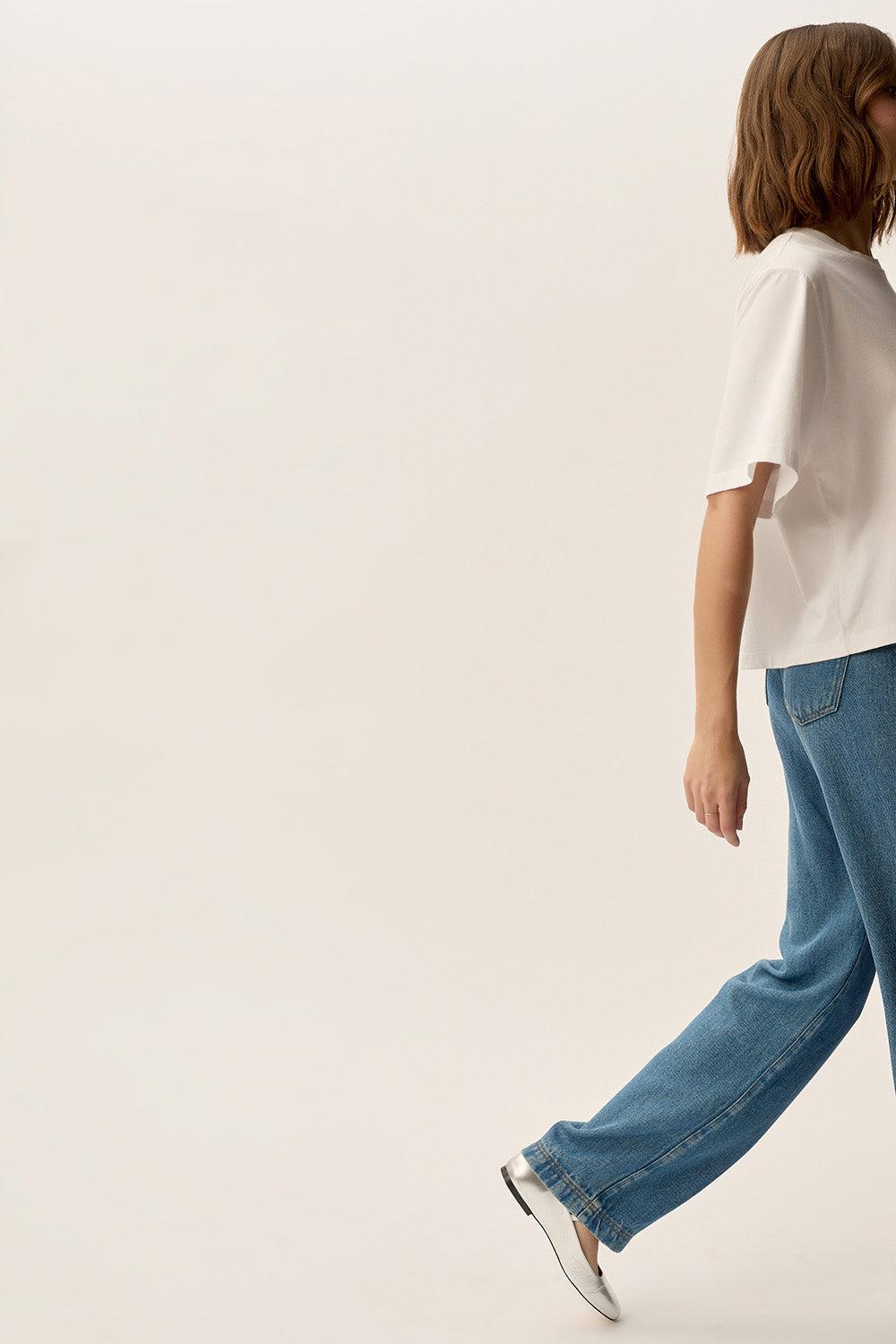 Des Petit Hauts Tee-shirt Jerry Ecru