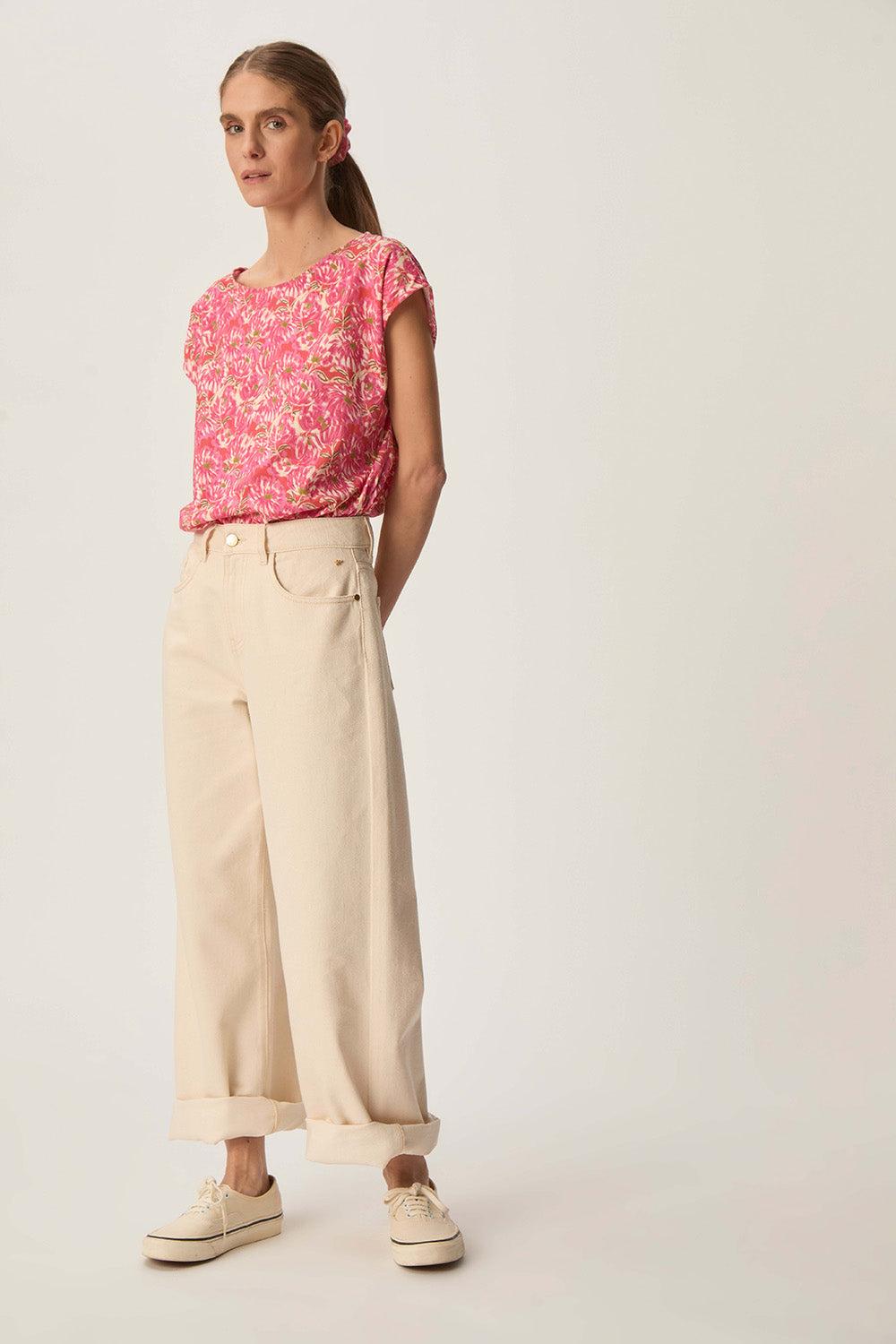 Des Petit Hauts Tee-shirt Kalabs Azalee