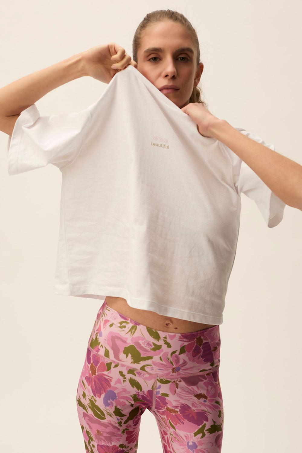 Des Petit Hauts Tee-shirt Mantra Ecru