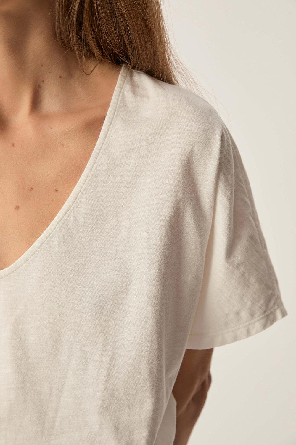 Des Petit Hauts Tee-shirt Zaeline Ecru