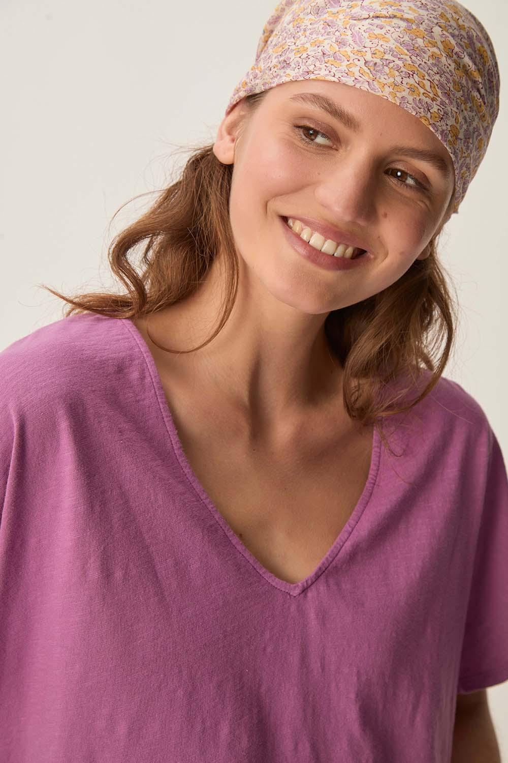 Des Petit Hauts Tee-shirt Zaeline Lavande