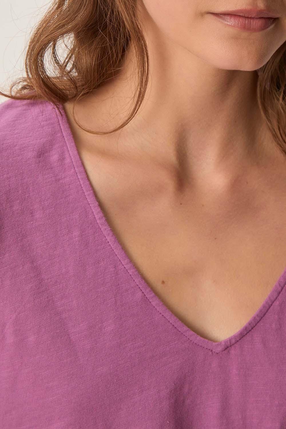 Des Petit Hauts Tee-shirt Zaeline Lavande