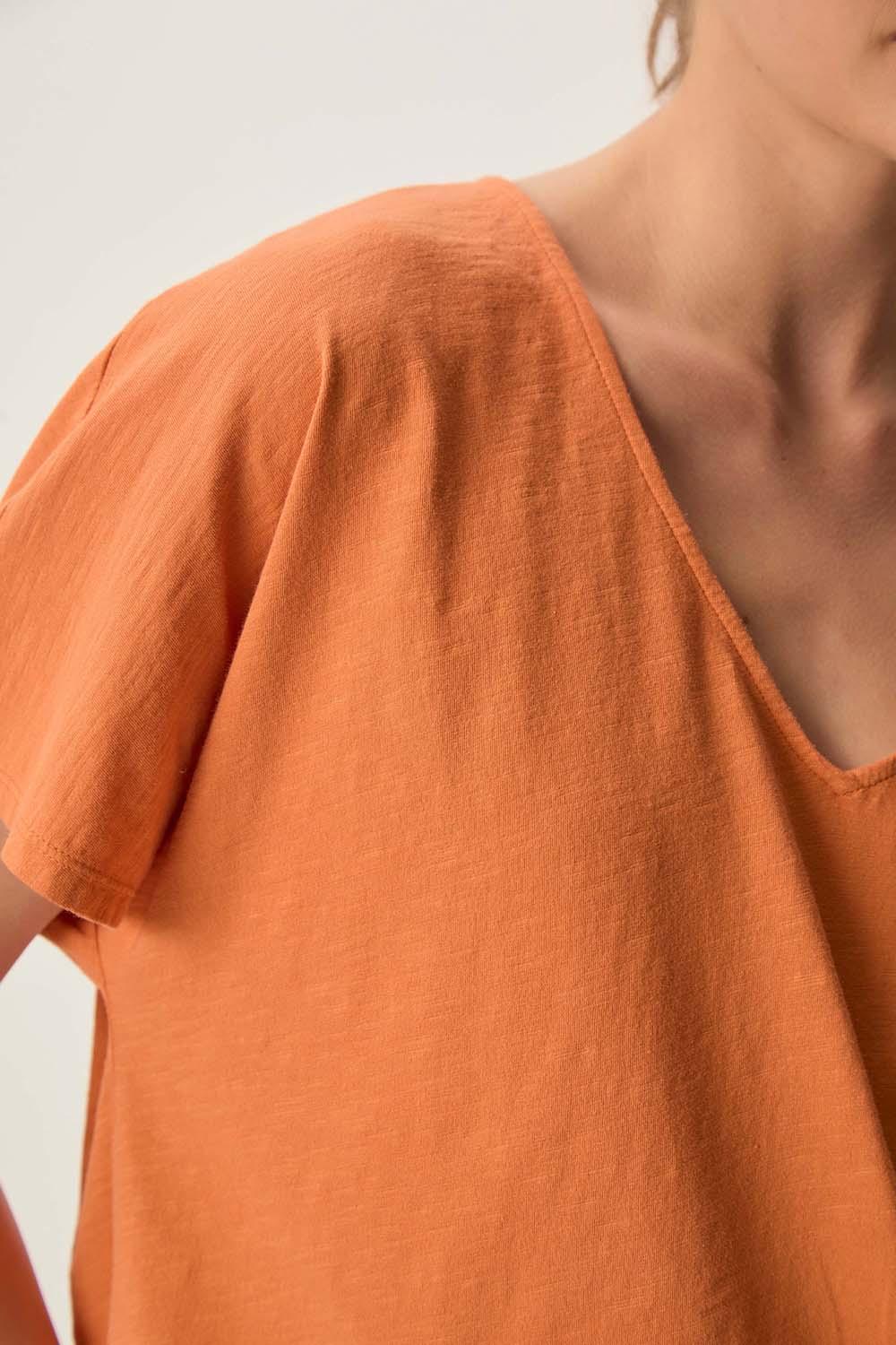 Des Petit Hauts Tee-shirt Zaeline Papaye