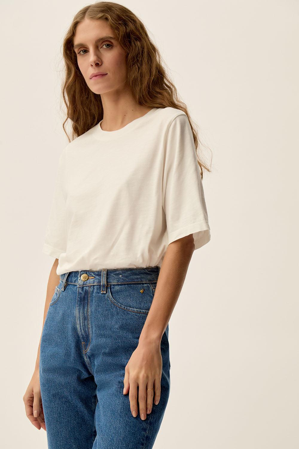 des petit hauts Tee-shirt Zanari Ecru