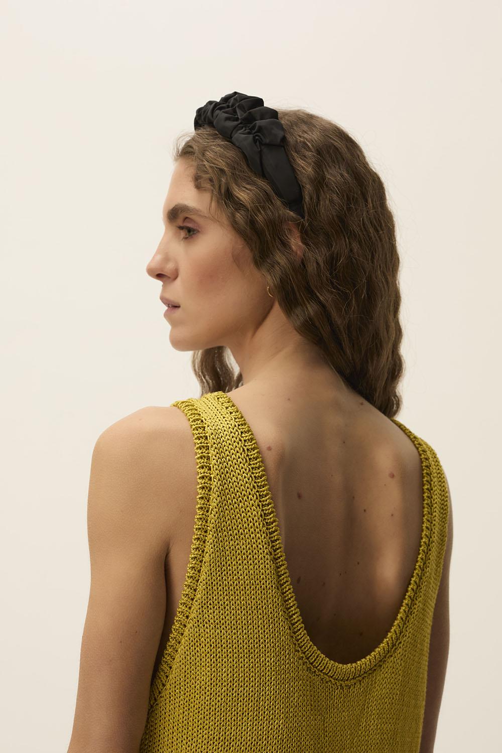 Des Petit Hauts Top Carlota Chartreuse