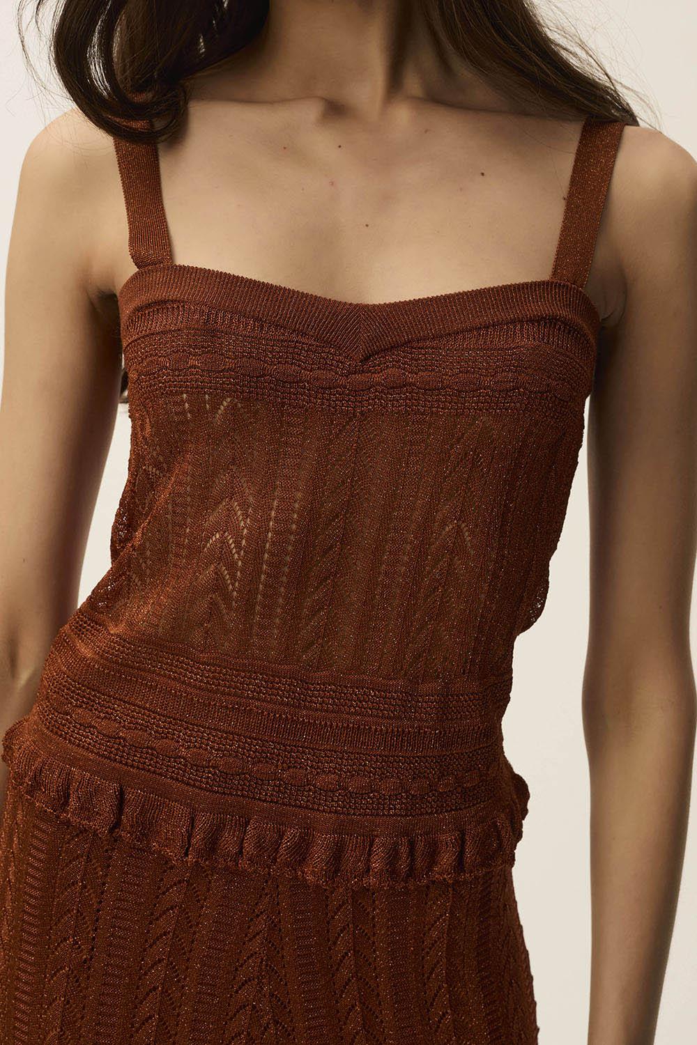 Des Petit Hauts Top Darwin Cajou