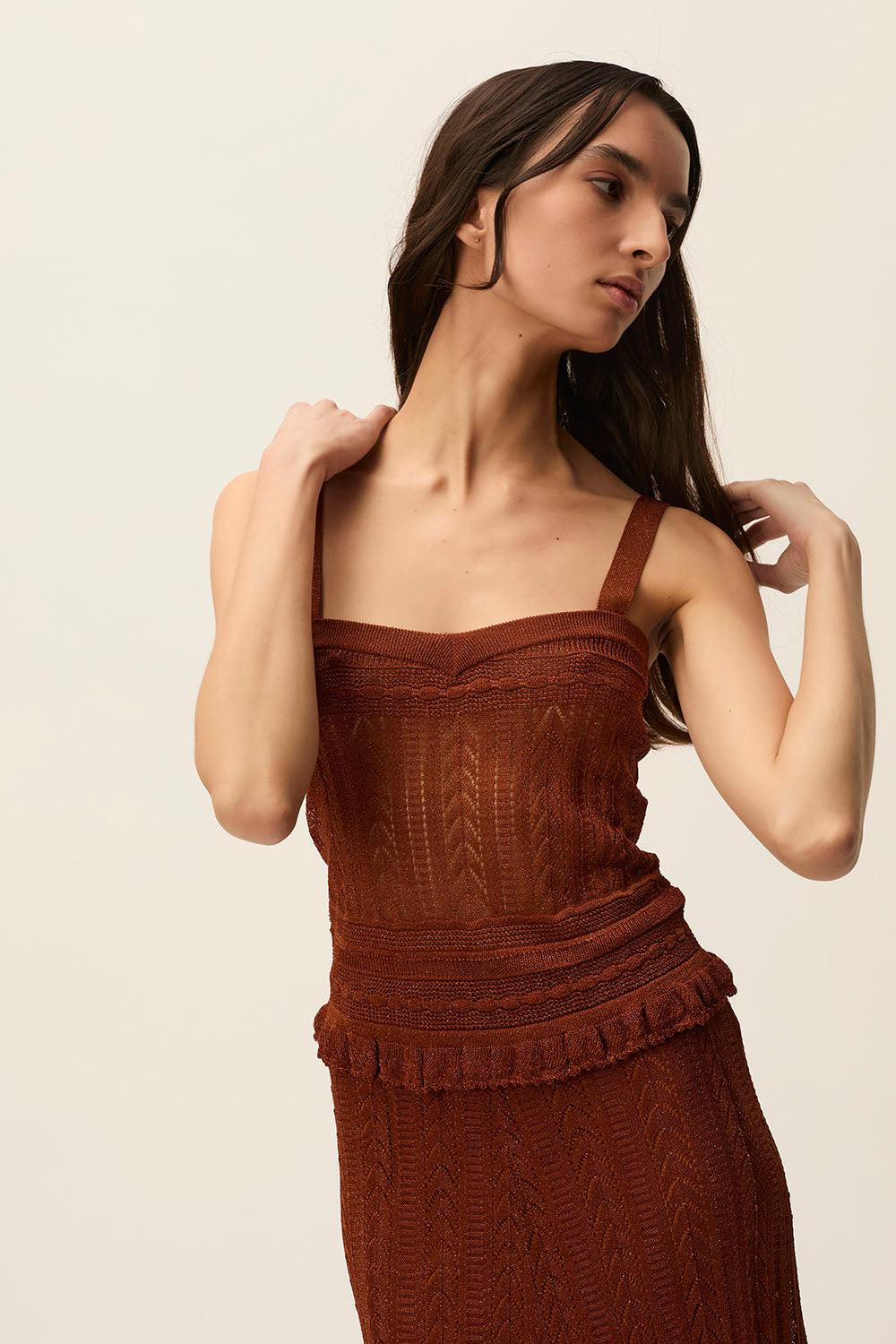 des petit hauts Top Darwin Cajou