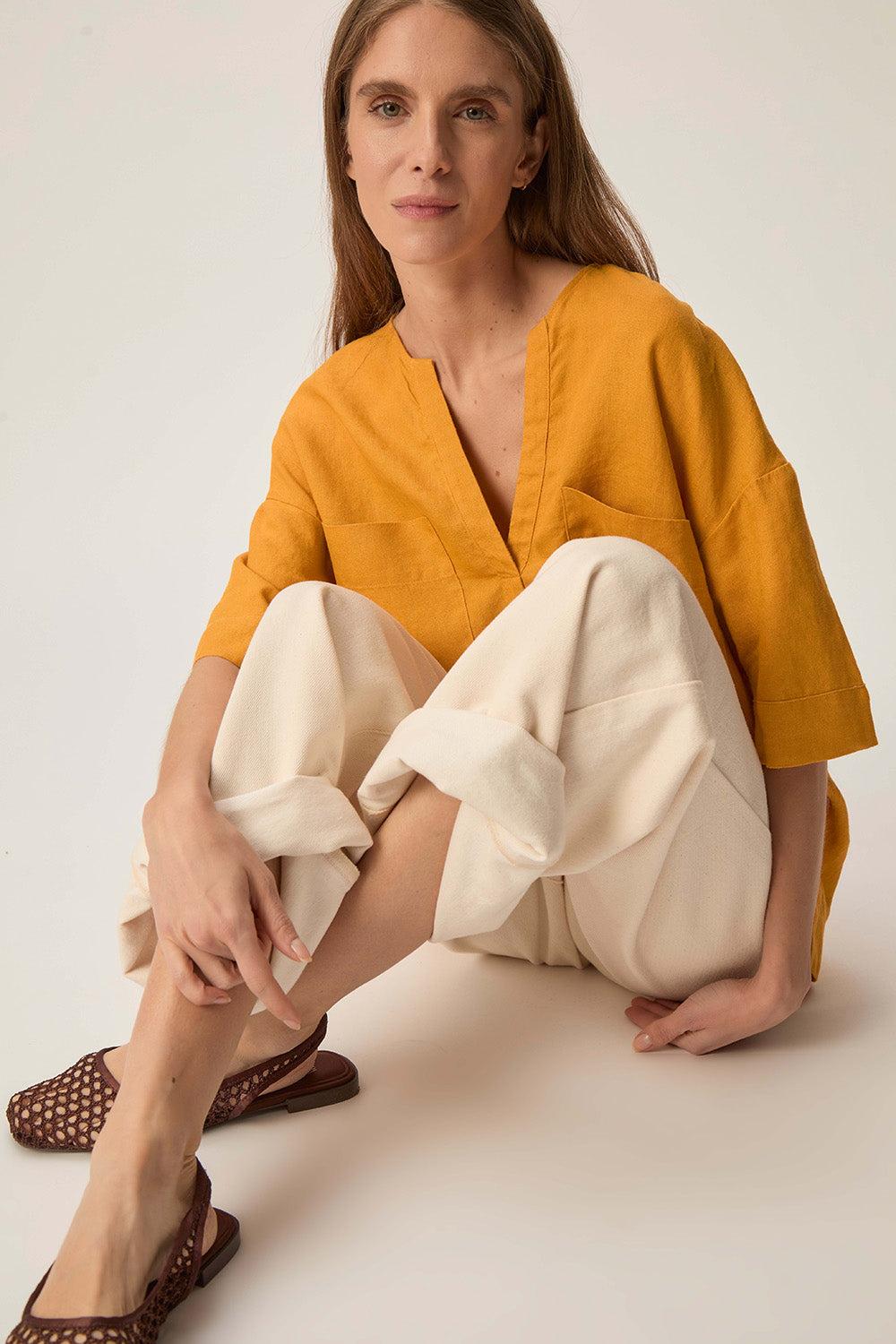 Des Petit Hauts Top Robin Tournesol