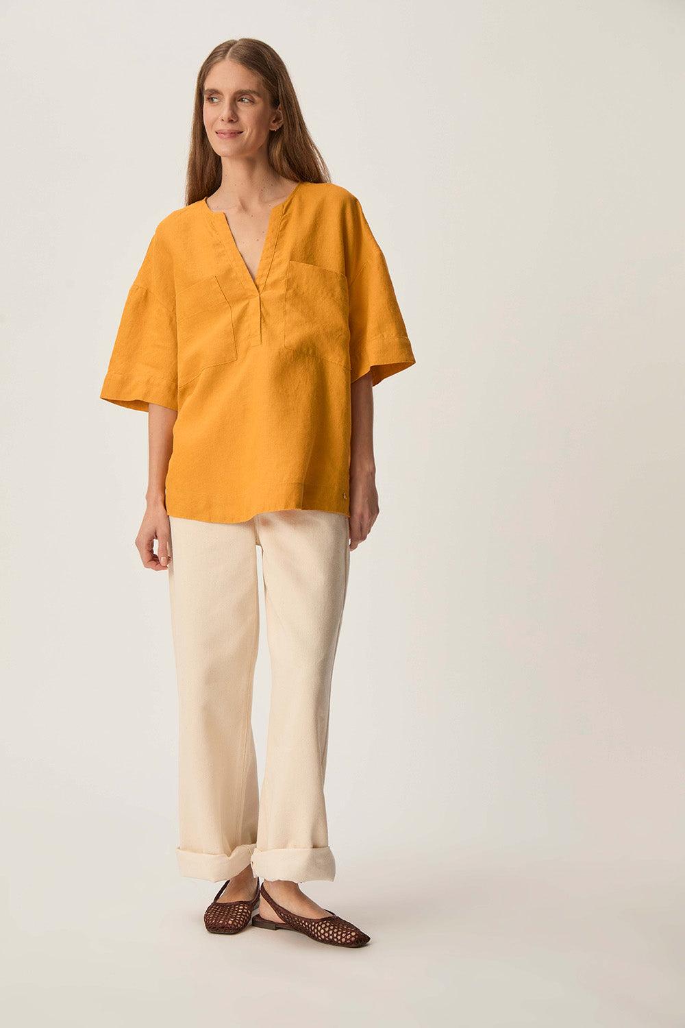 des petit hauts Top Robin Tournesol