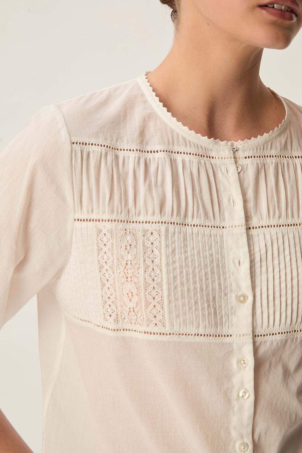 Des Petit Hauts Top Salem Ecru