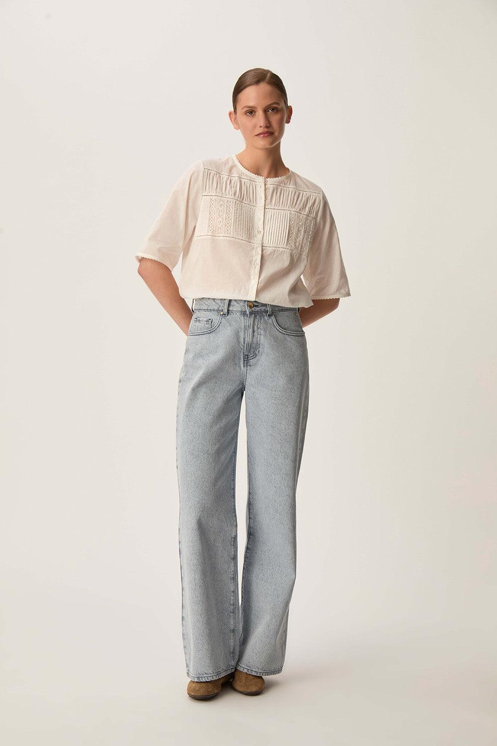 Des Petit Hauts Top Salem Ecru