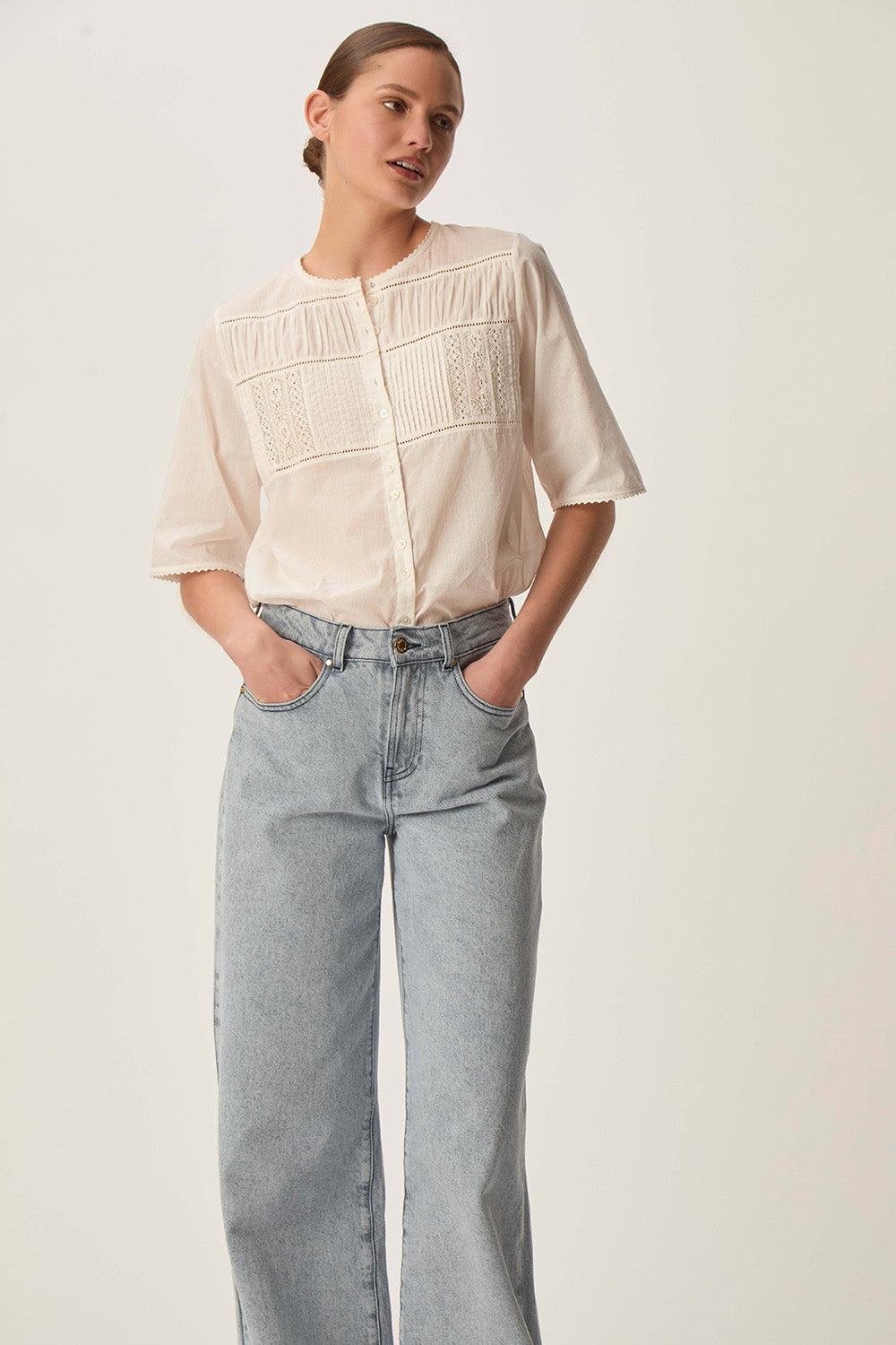 des petit hauts Top Salem Ecru