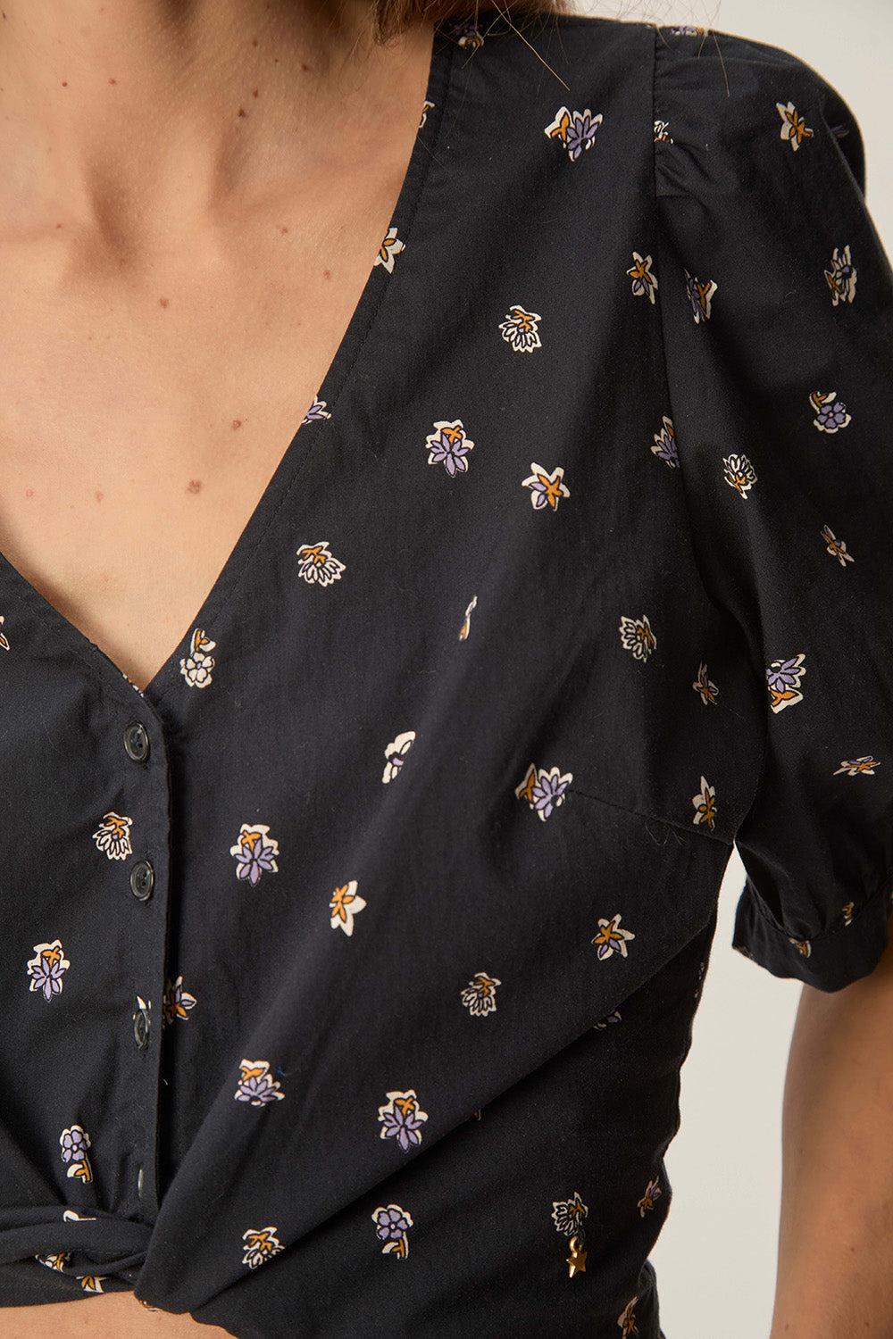 Des Petit Hauts Top Silvio Poppy