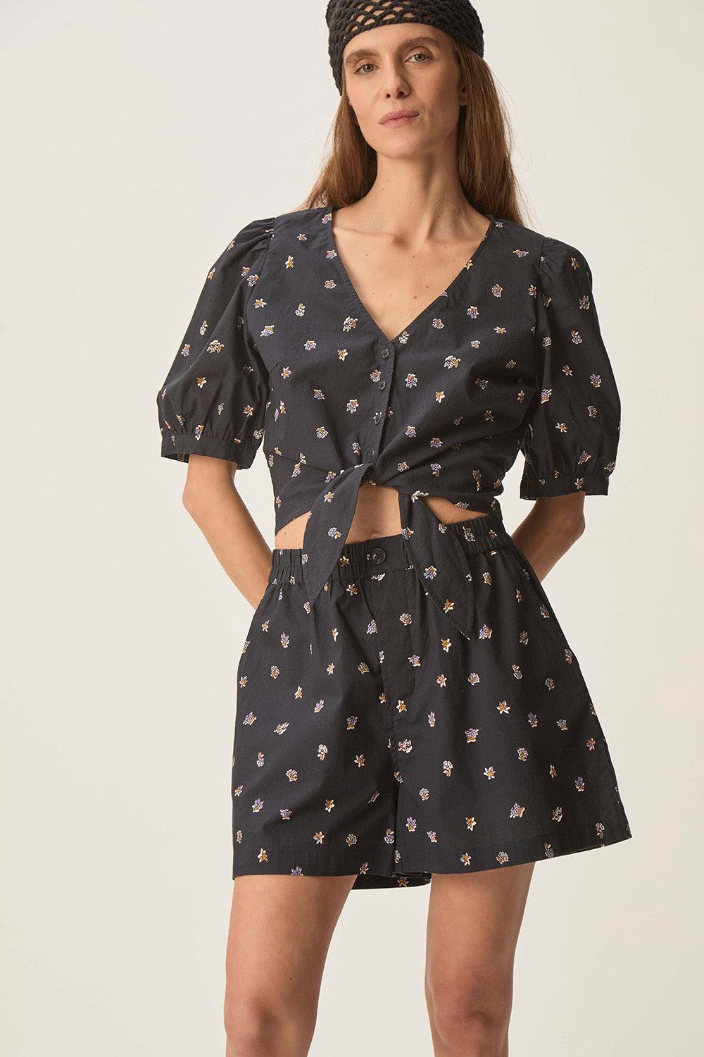 Des Petit Hauts Top Silvio Poppy