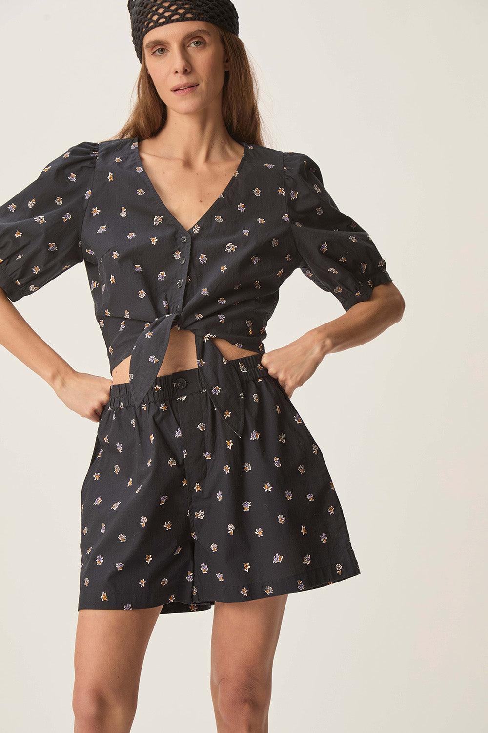 Des Petit Hauts Top Silvio Poppy