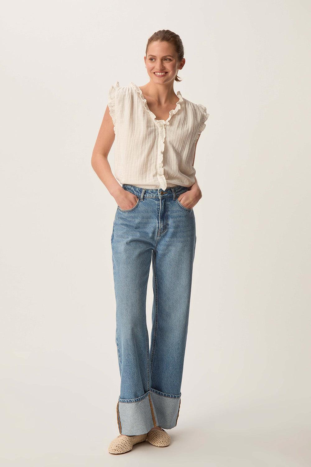 des petit hauts Top Soprano Ecru