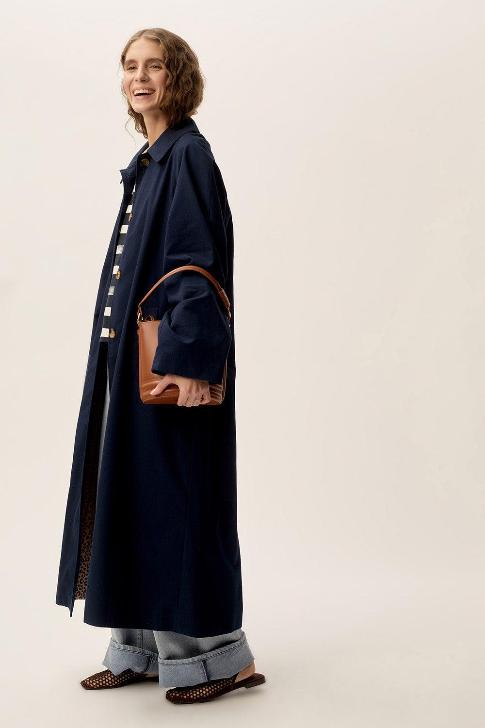 des petit hauts Trench Yvette Marine