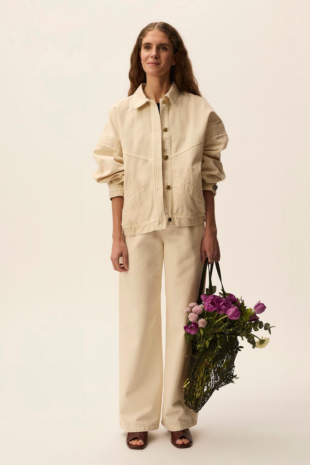 Des Petit Hauts Veste Loubia Creme