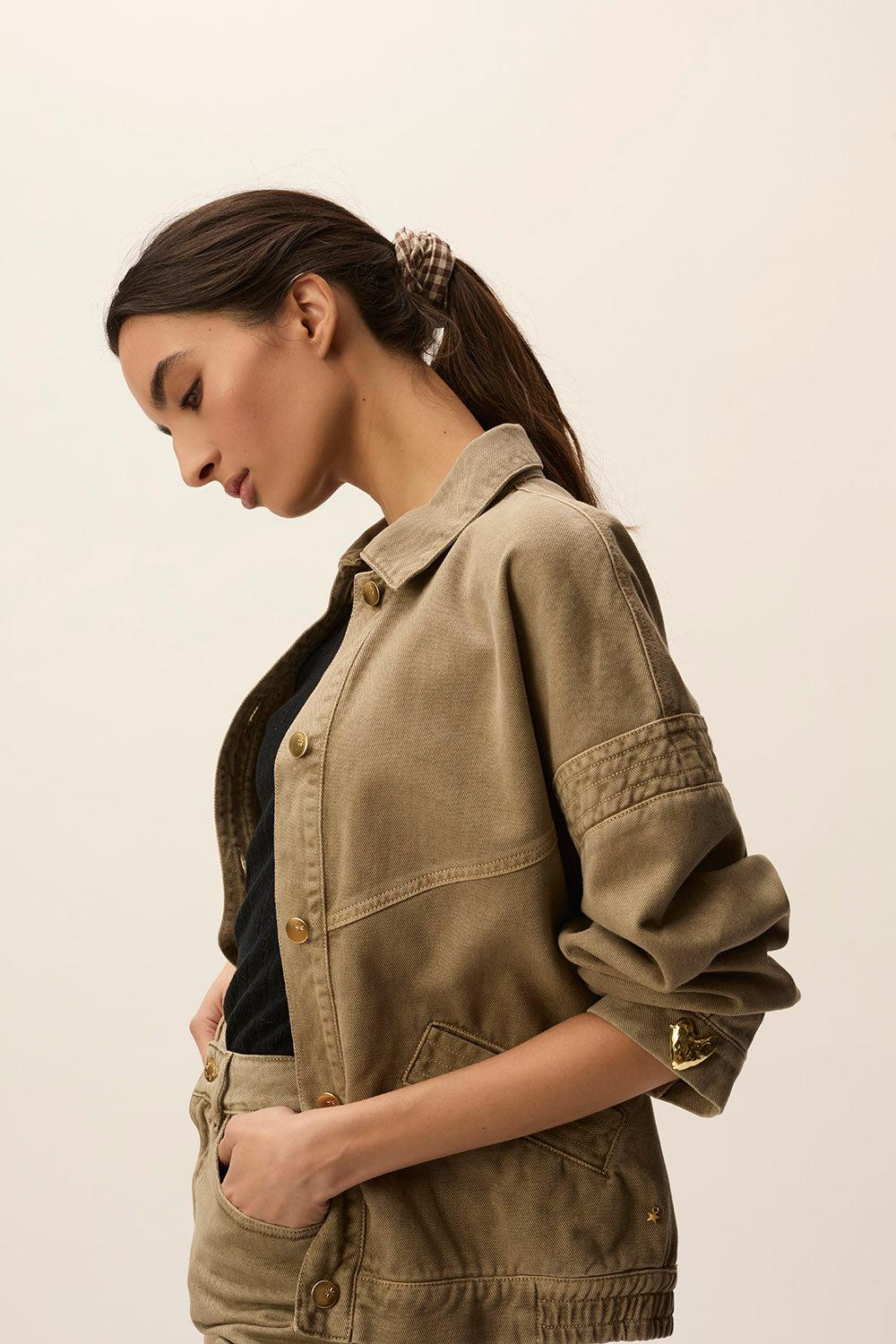 Des Petit Hauts Veste Loubia Dark Olive