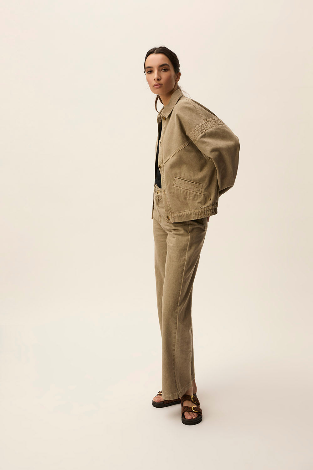 Des Petit Hauts Veste Loubia Dark Olive