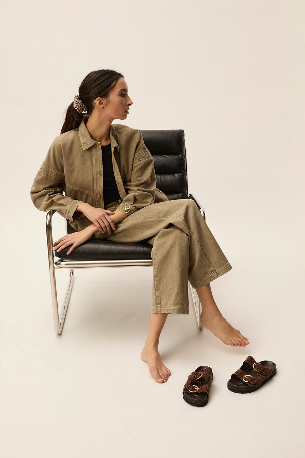 des petit hauts Veste Loubia Dark Olive