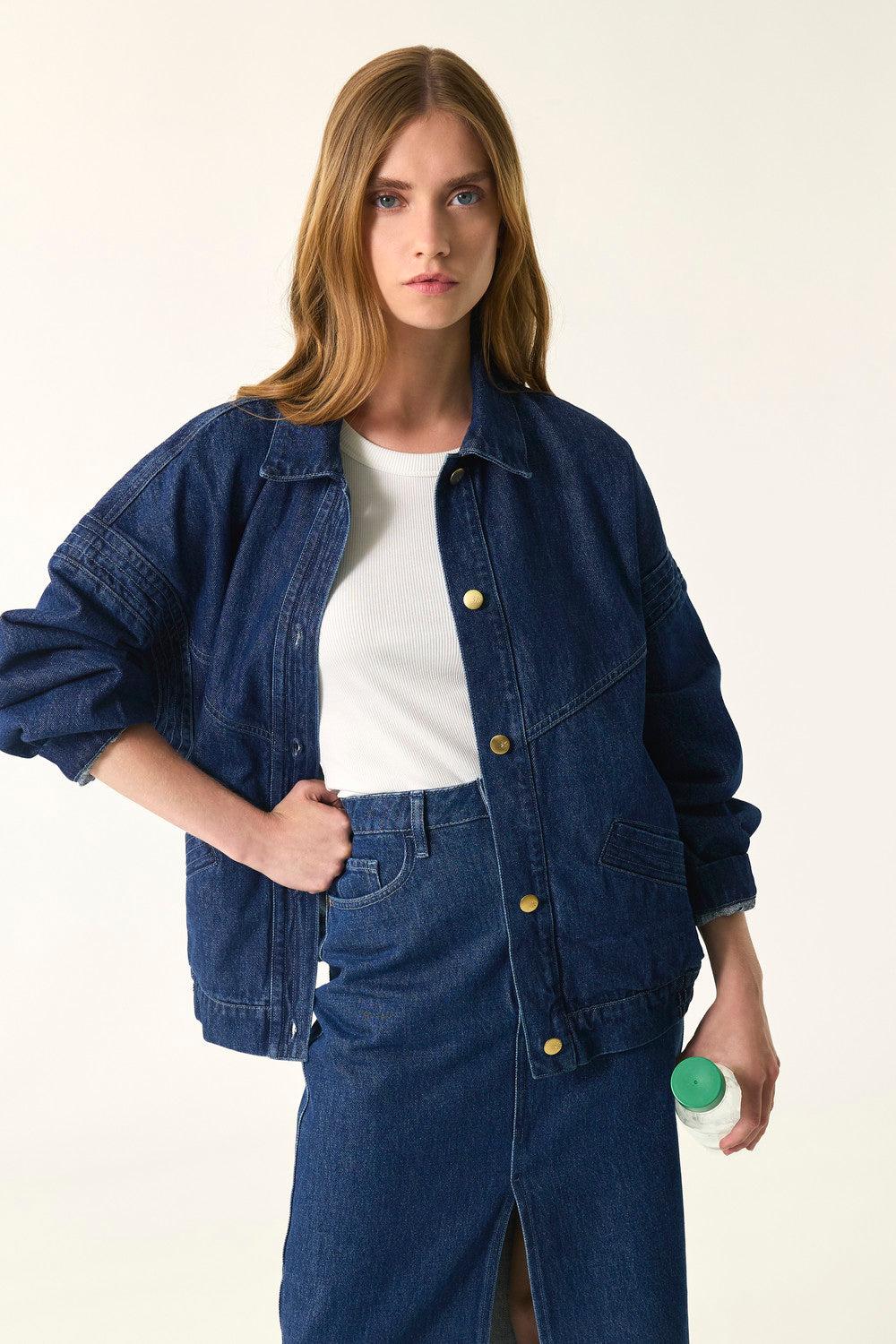 Des Petit Hauts Veste Loubia Indigo