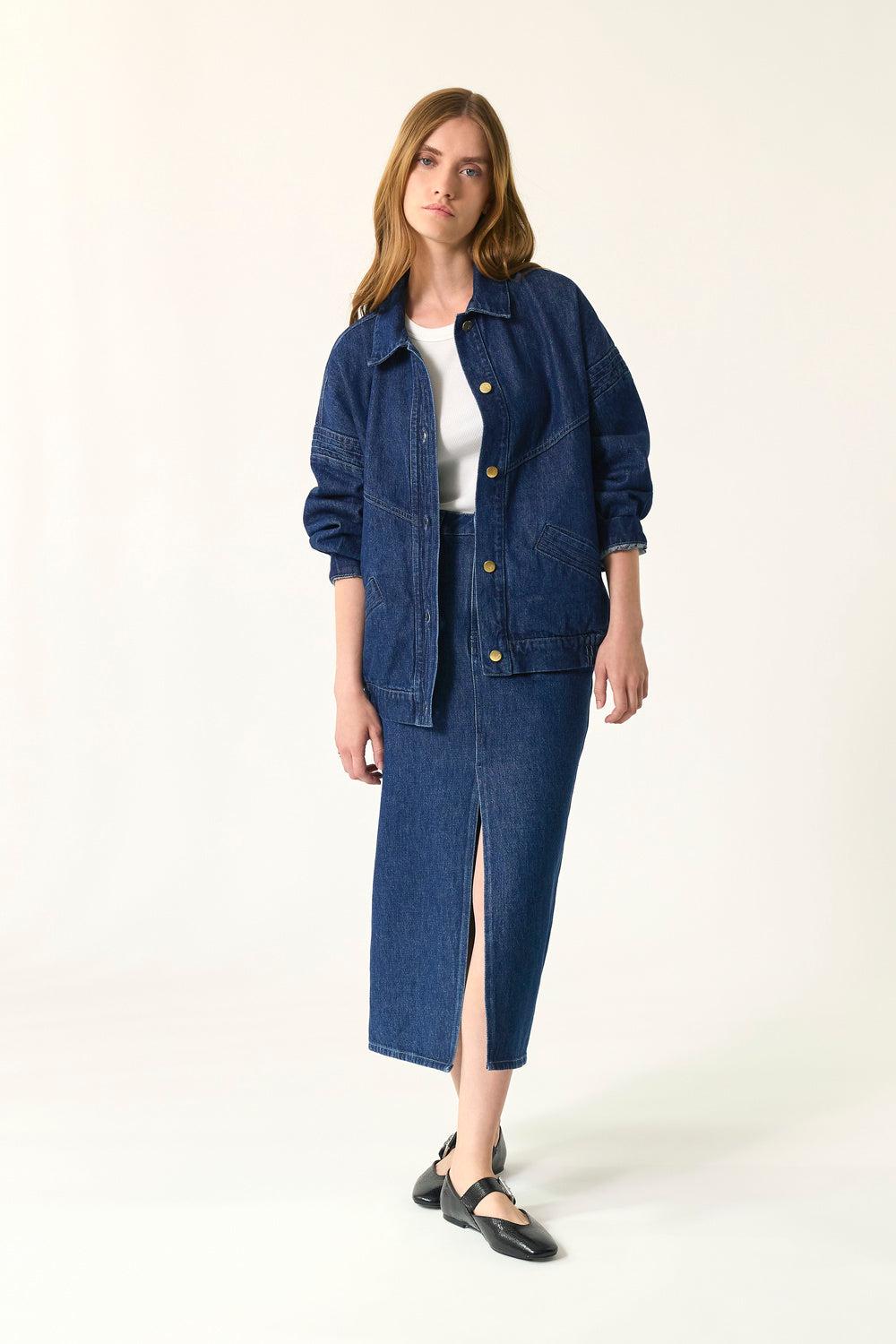 des petit hauts Veste Loubia Indigo