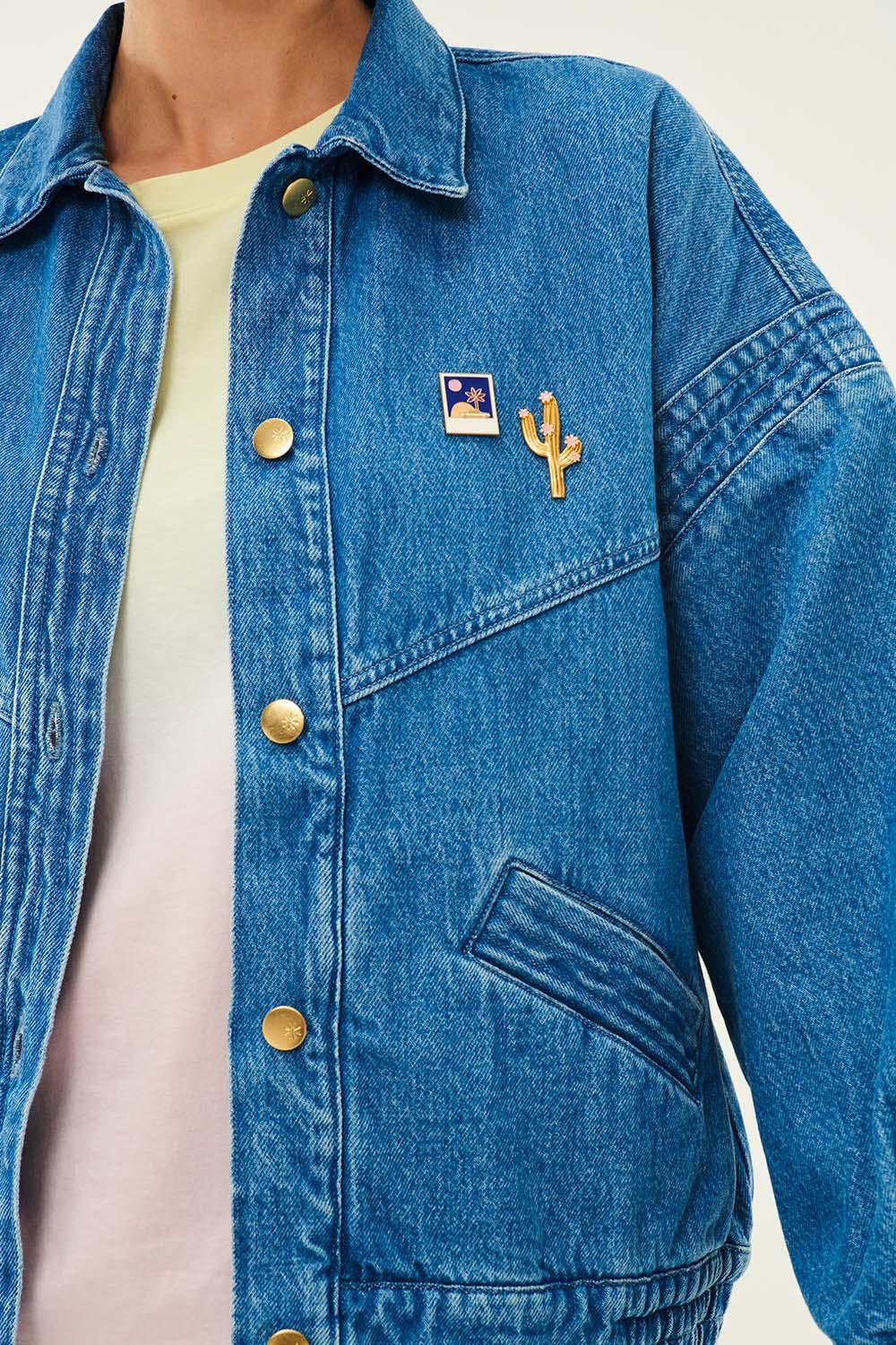 Des Petit Hauts Veste Loubia Vintage Blue