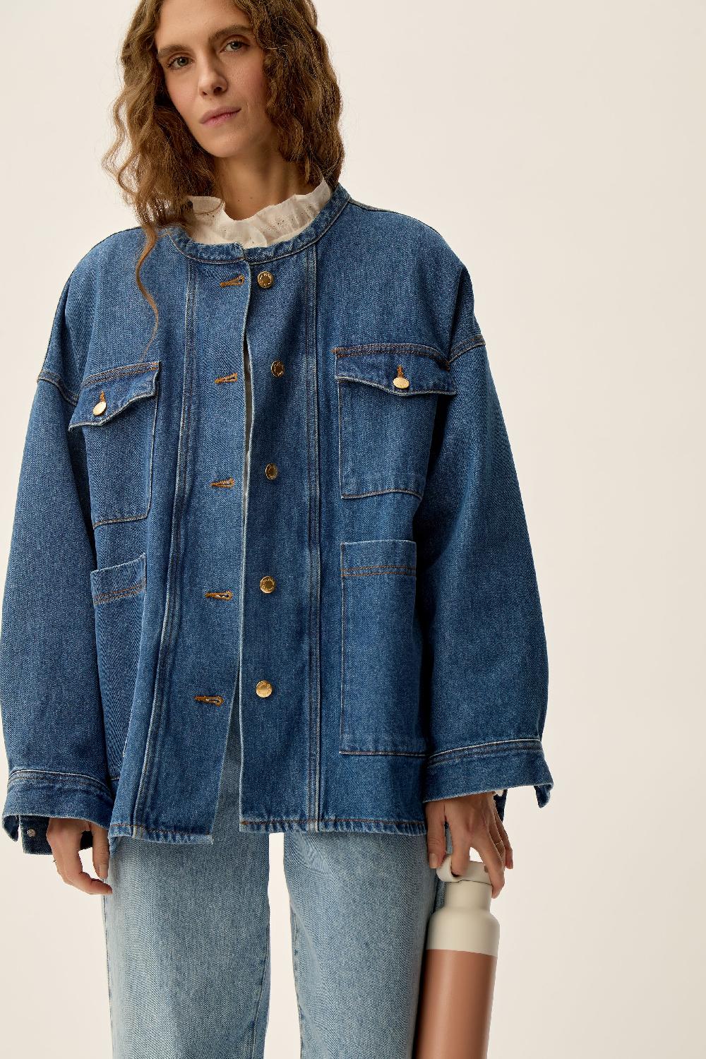 des petit hauts Veste Lousse Middle Blue
