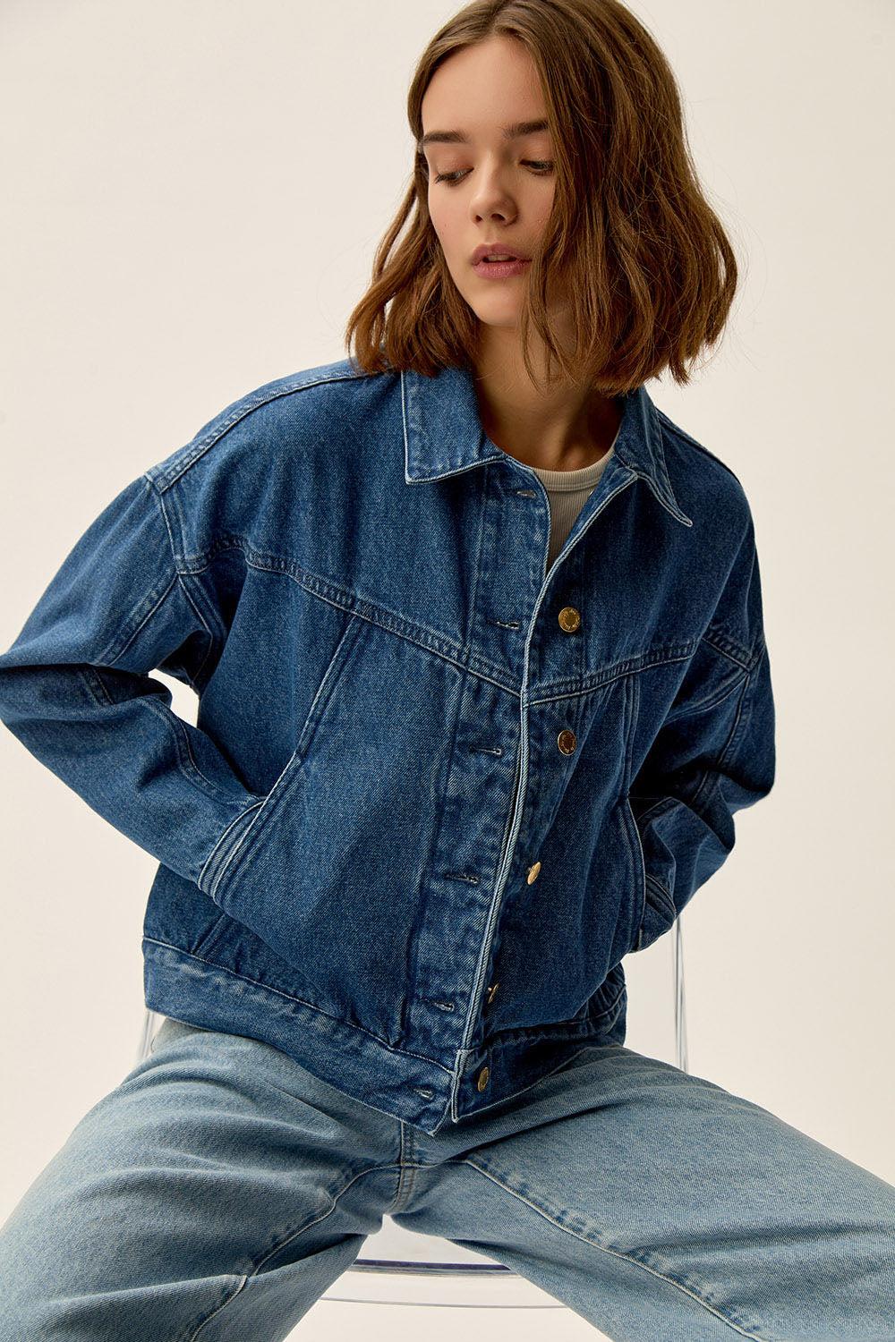 Des Petit Hauts Veste Lova Middle Blue