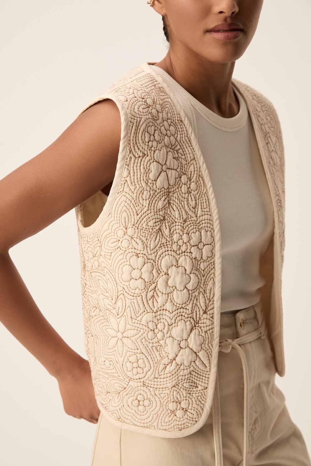 Des Petit Hauts Veste Ricci Creme