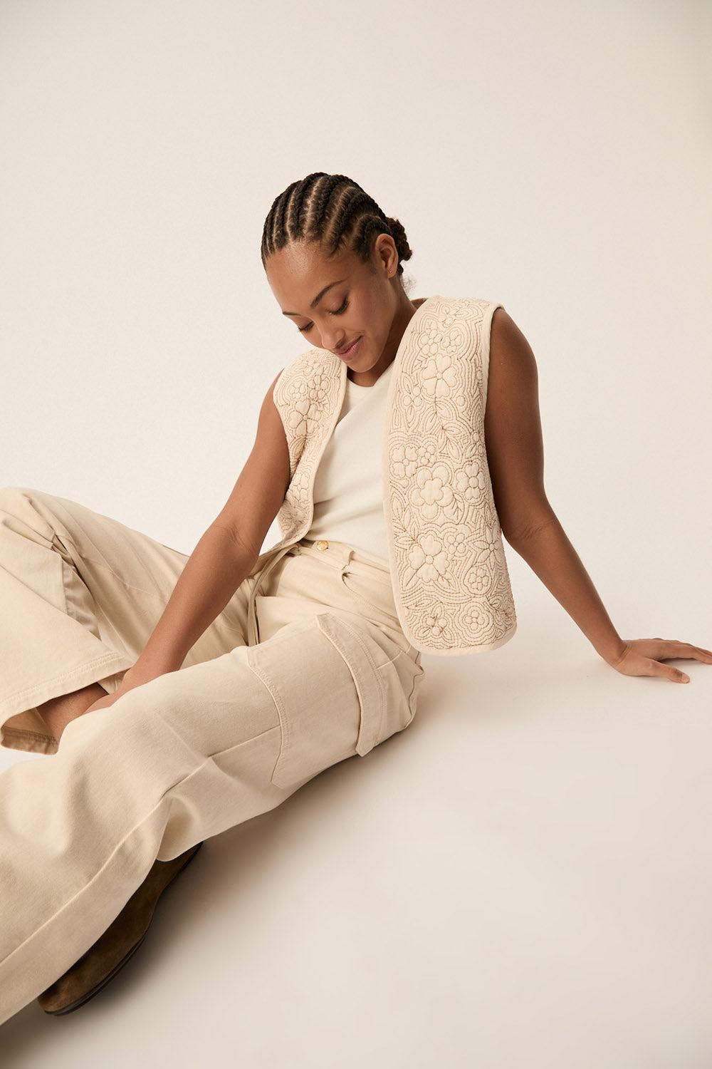 des petit hauts Veste Ricci Creme