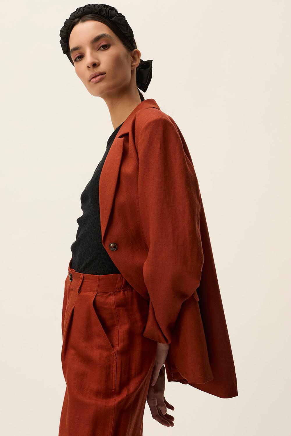 Des Petit Hauts Veste Taho Cajou