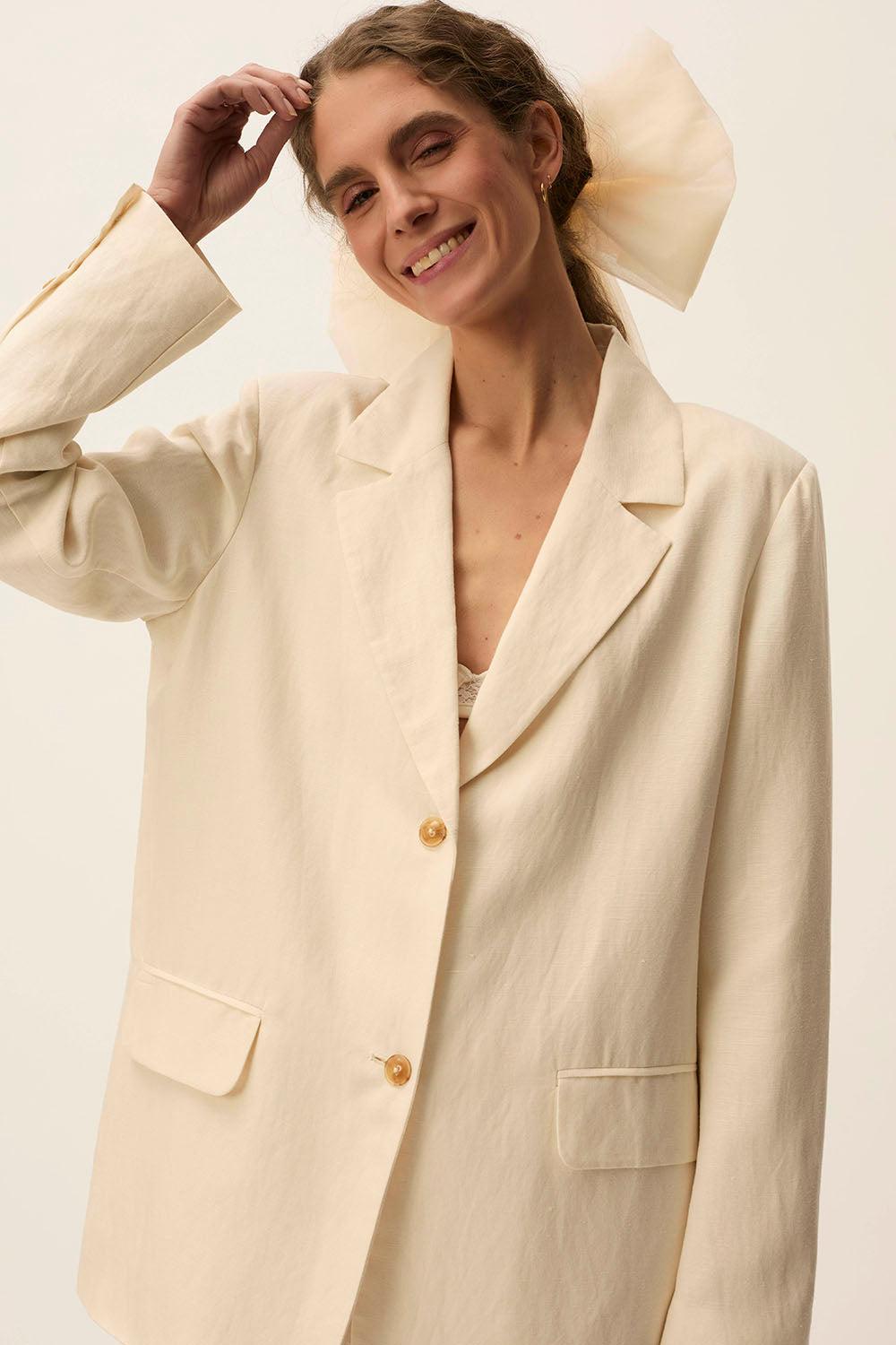 des petit hauts Veste Taho Creme