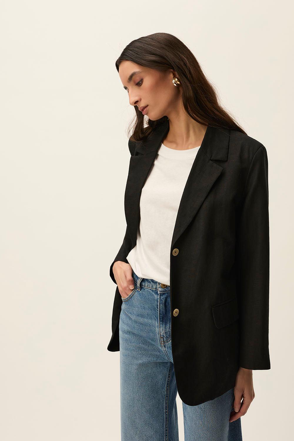 Des Petit Hauts Veste Taho Noir