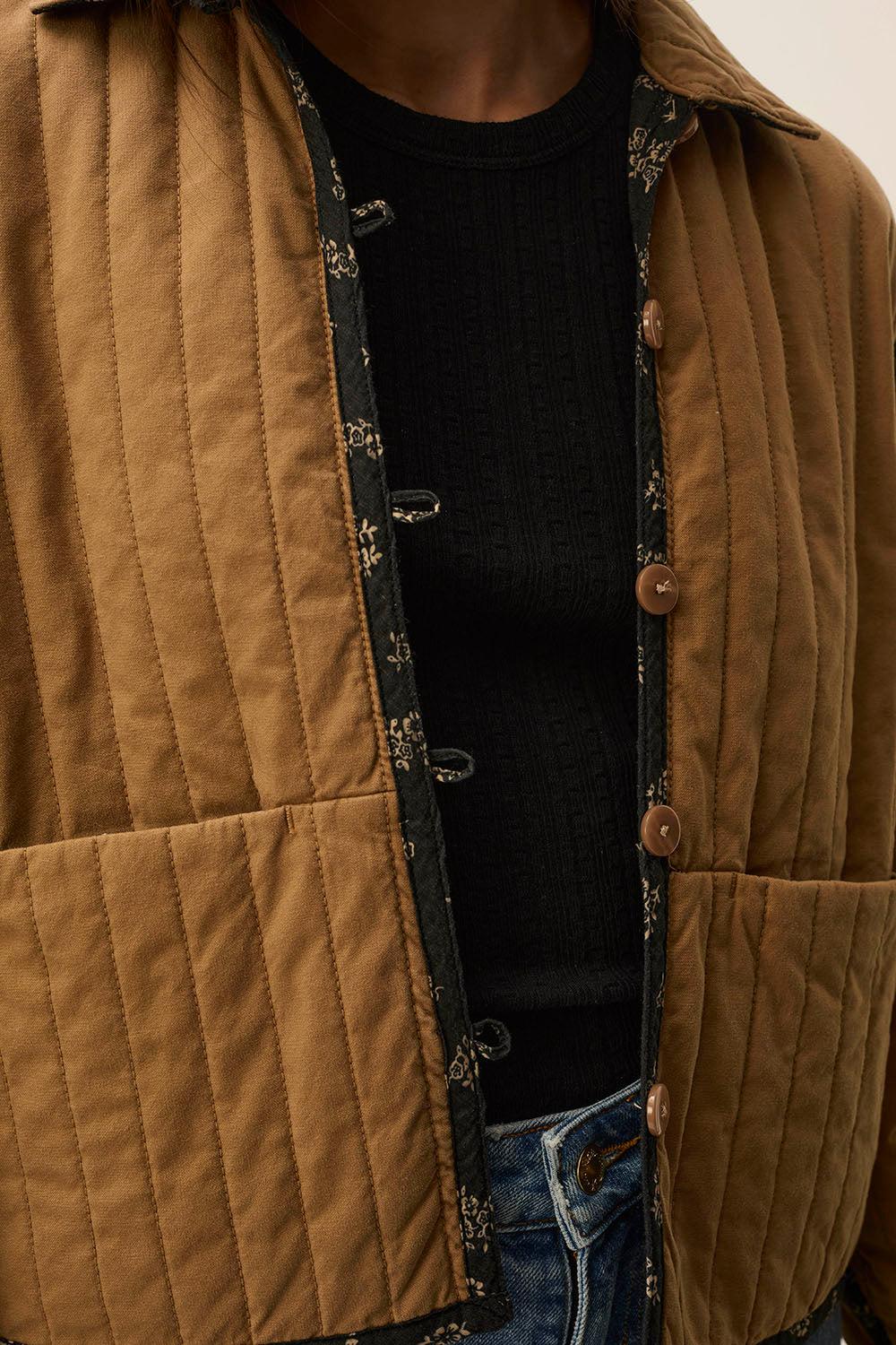 Des Petit Hauts Veste Thonka Tabac