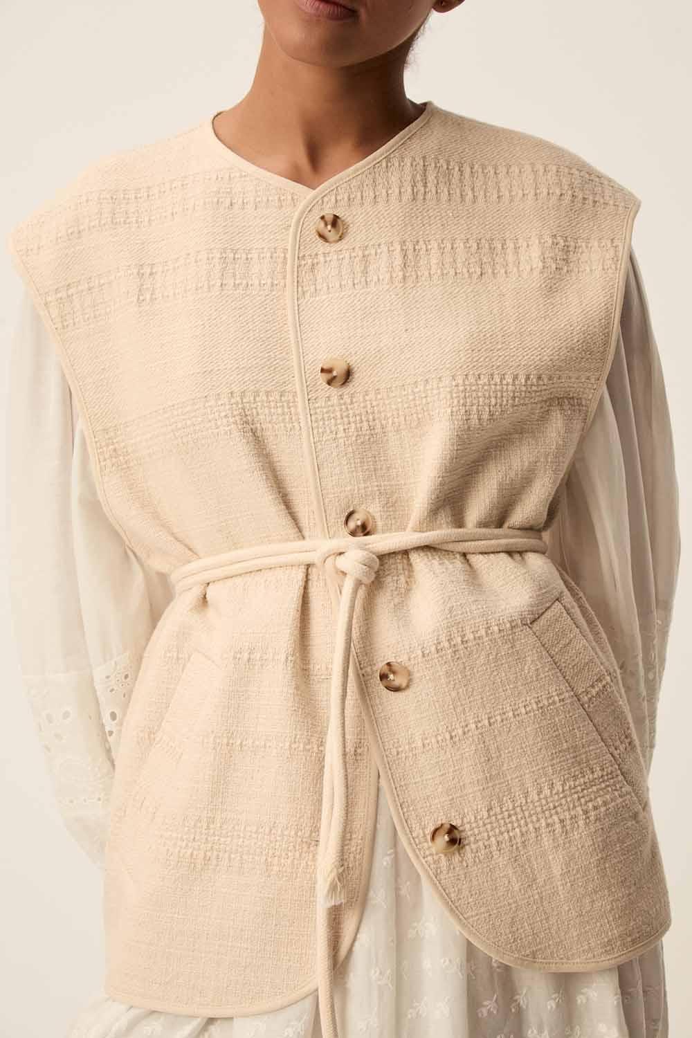 Des Petit Hauts Veste Venus Creme