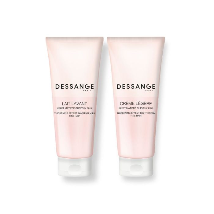 dessange Lait lavant+Crème légère effet matière cheveux fins