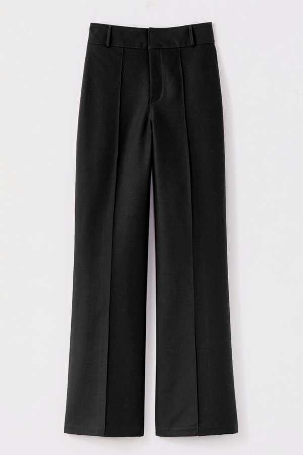 d'estrëe paris Black Cotton Straight Pants