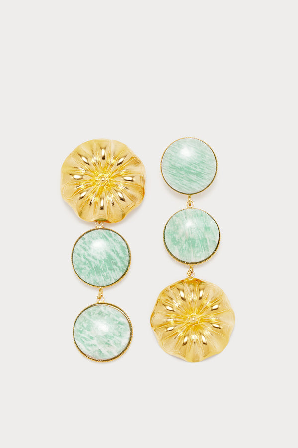 d'estrëe paris DAISY DOUBLE STONE LIGHT BLUE